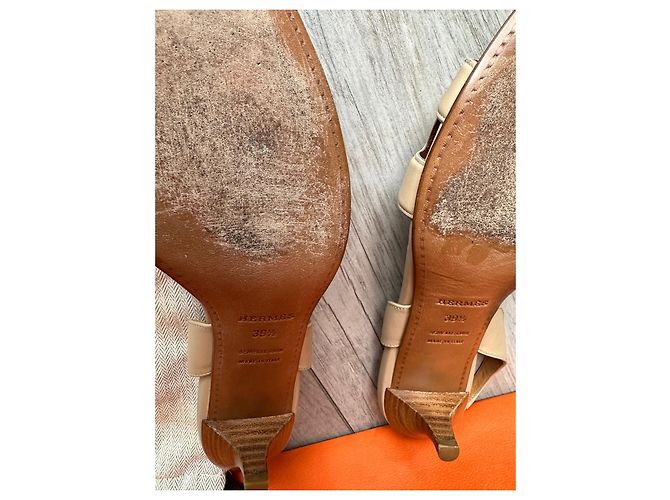 Aloha Hermès Ballettschuhe Beige - Ansicht 5