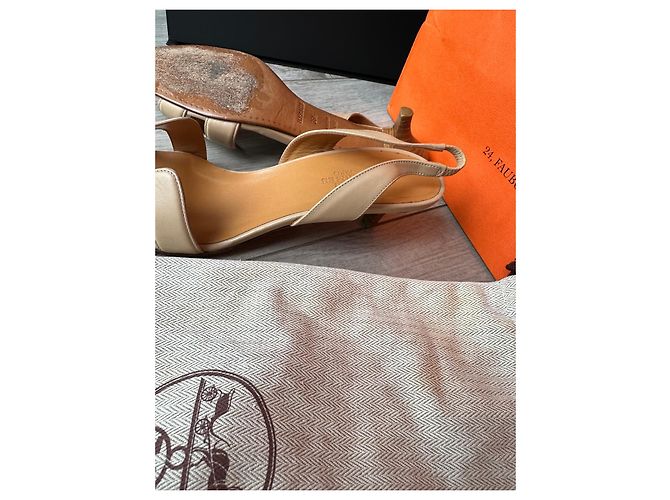 Aloha Hermès Ballettschuhe Beige - Ansicht 6
