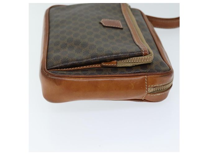 Céline CELINE Pochette in tela macadam PVC Marrone Auth bs14536 - vista 3