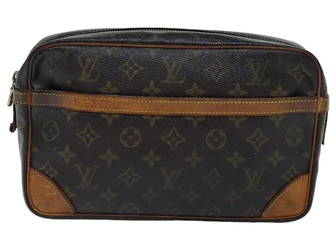 Louis Vuitton Monogram Compiegne 28 Pochette M51845 LV Aut 75717 Monogramma - vista 13