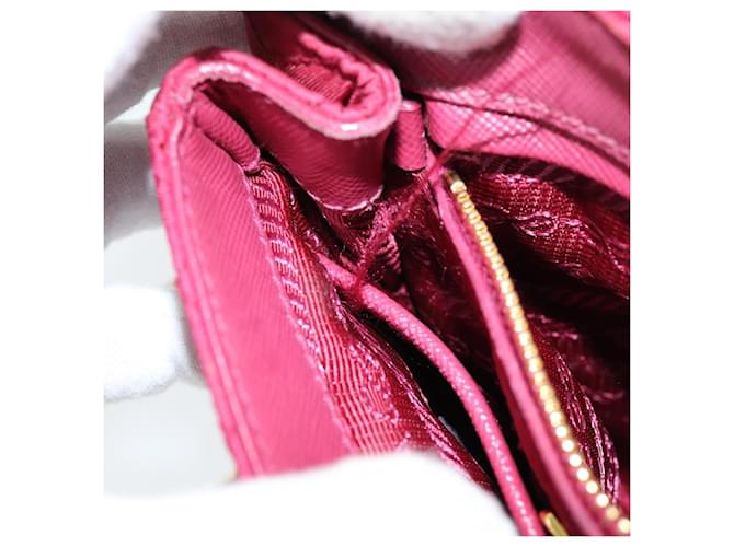 PRADA Borsa A Tracolla Con Catena Nylon Rosa Auth 75800 - vista 10