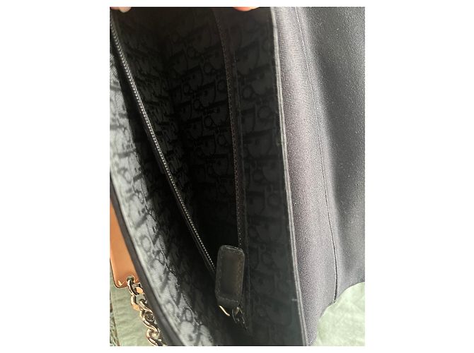 CHRISTIAN DIOR PORTAFOGLIO A TRACOLLA HARDCORE STRASS MUSQUETON Blu Navy - vista 12