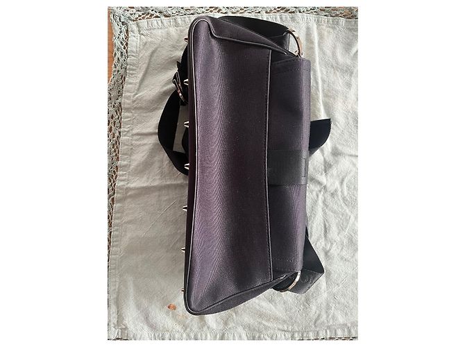 CHRISTIAN DIOR PORTAFOGLIO A TRACOLLA HARDCORE STRASS MUSQUETON Blu Navy - vista 5