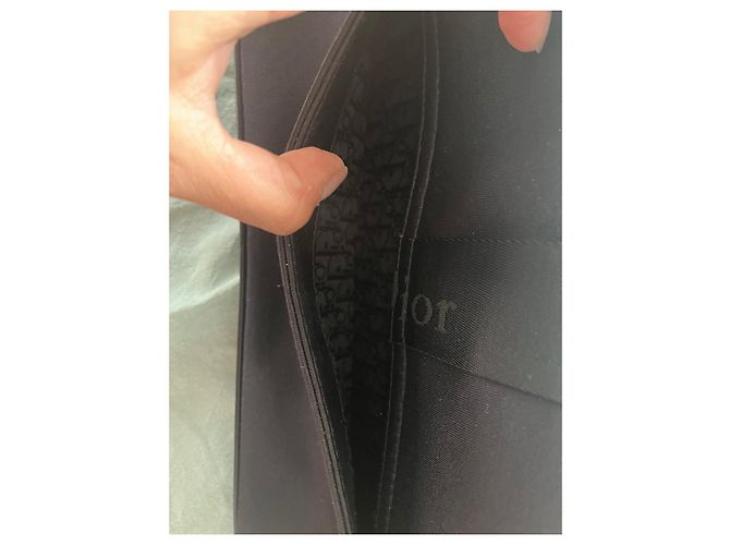CHRISTIAN DIOR PORTAFOGLIO A TRACOLLA HARDCORE STRASS MUSQUETON Blu Navy - vista 9