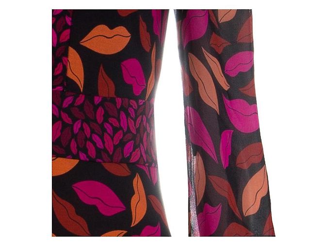 Diane Von Furstenberg Vestido de seda DvF Leyah en estampado Midnight Kiss. Multicolor - vista 3