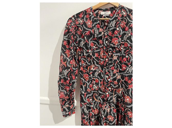 ISABEL MARANT ETOILE Vestidos T.Internacional S Algodón Negro - vista 2