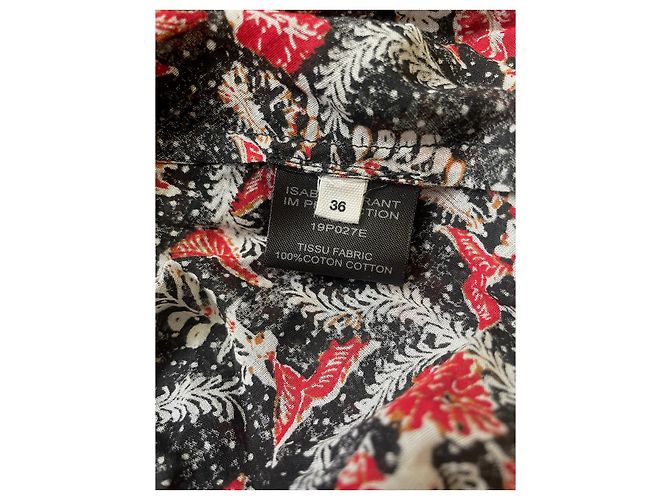 ISABEL MARANT ETOILE Vestidos T.Internacional S Algodón Negro - vista 5