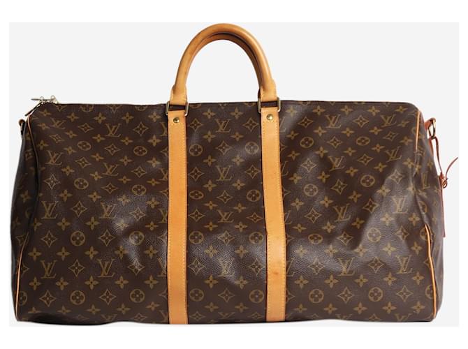 Louis Vuitton brown 2005 Monogram Keepall 55 bag - view 3