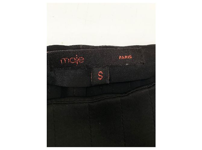 Maje Seidenbluse in Schwarz - Ansicht 2