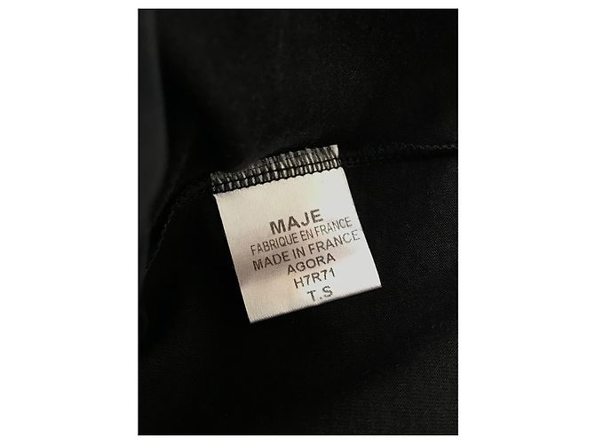 Maje Seidenbluse in Schwarz - Ansicht 7