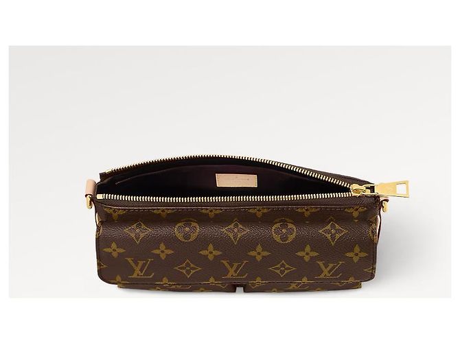 Louis Vuitton Borsa a mano in tela LV Vivache' Marrone - vista 2