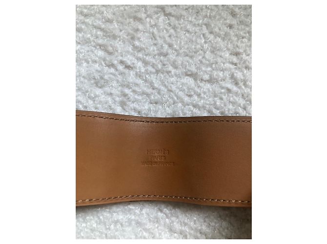 Bracciale Hermès Collier de chien Grigio Pelle - vista 6