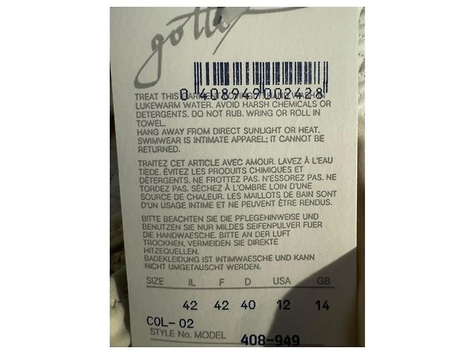 Gottex Ropa de baño Crema - vista 6