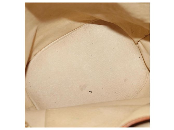 Céline CELINE Borsa a tracolla in tela macadam PVC marrone Auth 74685 - vista 17