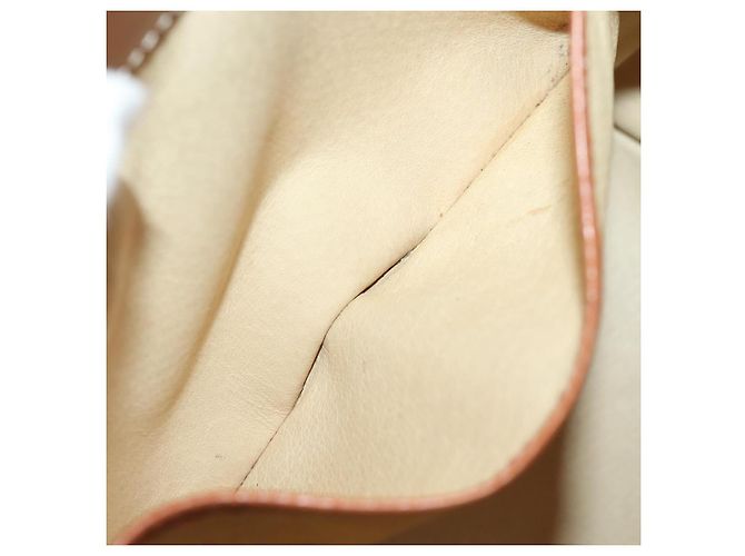 Céline CELINE Borsa a tracolla in tela macadam PVC marrone Auth 74685 - vista 21