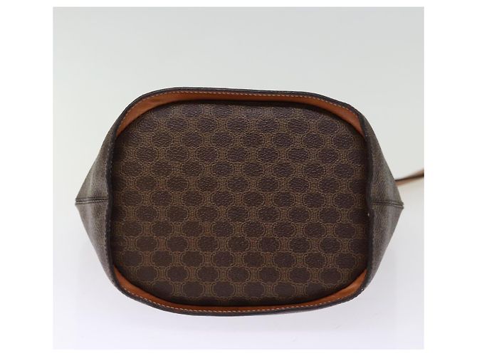 Céline CELINE Borsa a tracolla in tela macadam PVC marrone Auth 74685 - vista 9