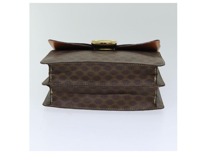 Céline CELINE Macadam Canvas Handtasche PVC Braun Auth 76087 - Ansicht 10