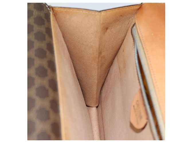 Céline CELINE Macadam Canvas Handtasche PVC Braun Auth 76087 - Ansicht 21