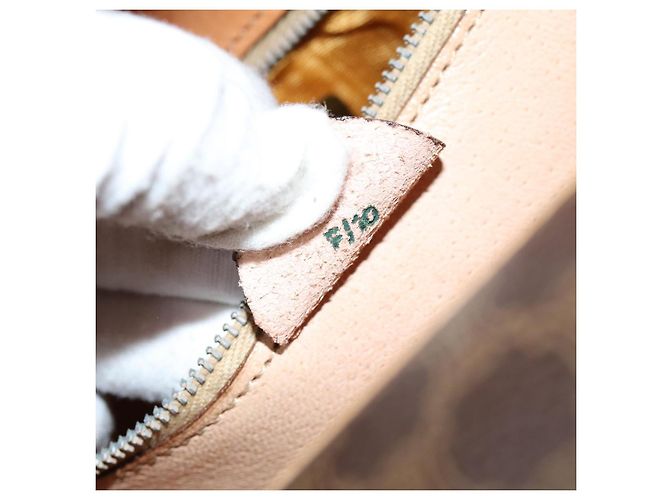 Céline CELINE Macadam Canvas Handtasche PVC Braun Auth 76087 - Ansicht 23