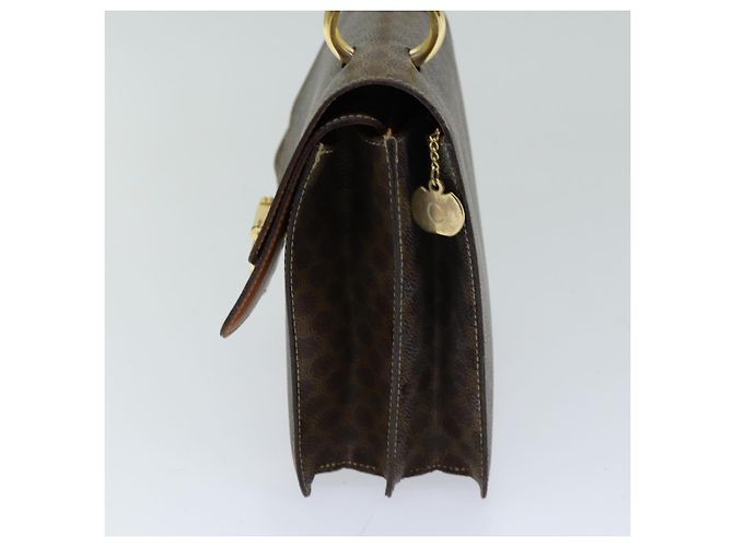 Céline CELINE Macadam Canvas Handtasche PVC Braun Auth 76087 - Ansicht 4