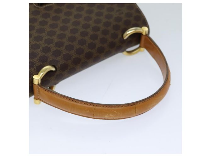 Céline CELINE Macadam Canvas Handtasche PVC Braun Auth 76087 - Ansicht 7