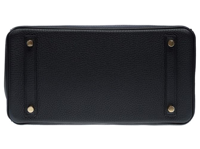 Hermès Sac HERMES Birkin 30 en Cuir Noir - 101956 - vue 11