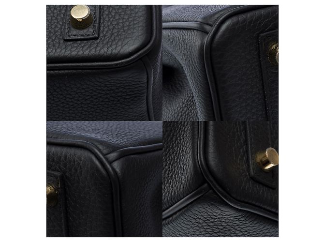 Hermès Sac HERMES Birkin 30 en Cuir Noir - 101956 - vue 12