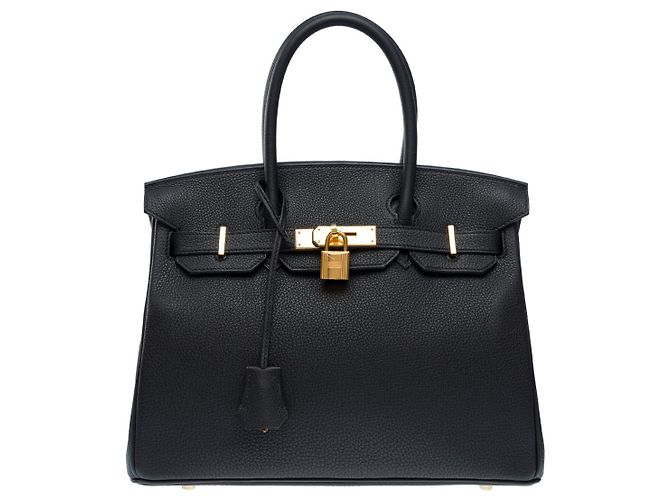 Hermès Sac HERMES Birkin 30 en Cuir Noir - 101956 - vue 3