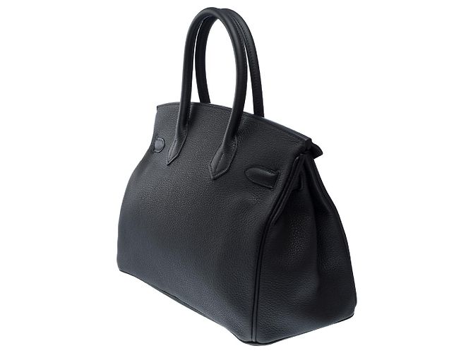 Hermès Sac HERMES Birkin 30 en Cuir Noir - 101956 - vue 6