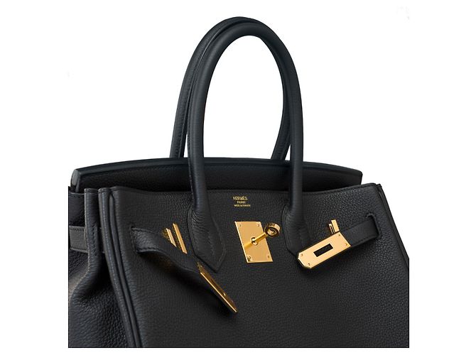 Hermès Sac HERMES Birkin 30 en Cuir Noir - 101956 - vue 7