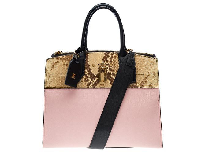 Borsa City Steamer LOUIS VUITTON in pelle rosa - 101869 - vista 3