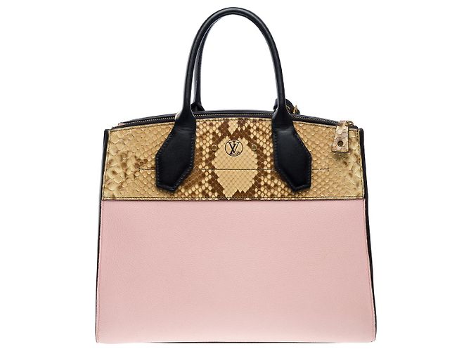 Borsa City Steamer LOUIS VUITTON in pelle rosa - 101869 - vista 4