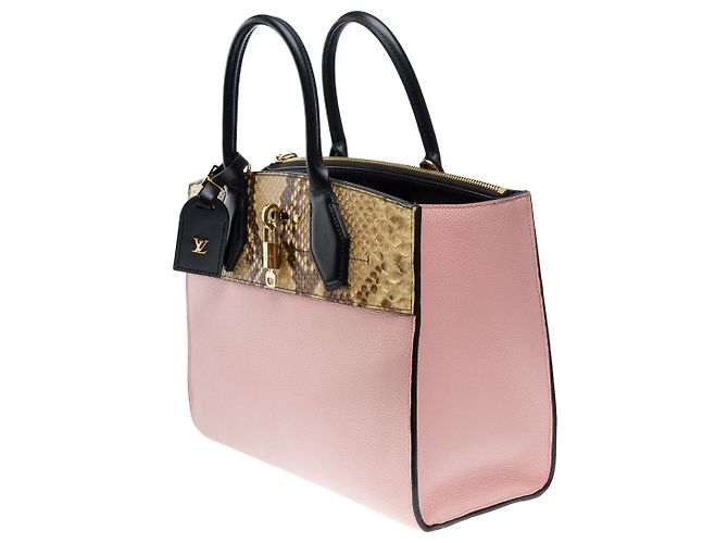 Borsa City Steamer LOUIS VUITTON in pelle rosa - 101869 - vista 5