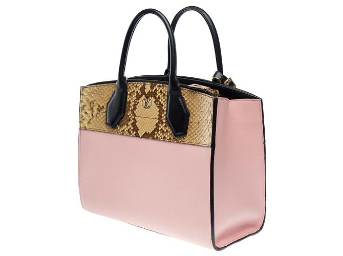 Borsa City Steamer LOUIS VUITTON in pelle rosa - 101869 - vista 6