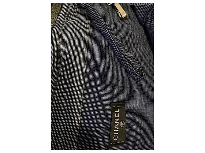 Borsa da spiaggia e asciugamano Chanel Blu navy - vista 4