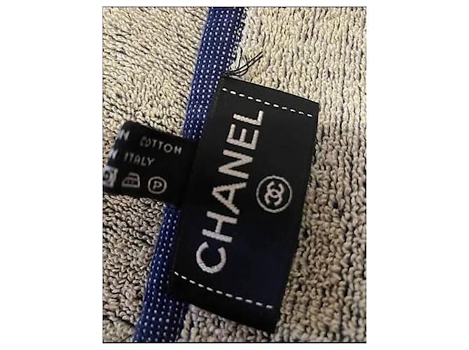 Borsa da spiaggia e asciugamano Chanel Blu navy - vista 5