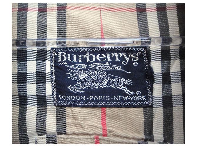 Impermeable Burberry Khaki en Gabardina de Algodón Caqui - vista 4