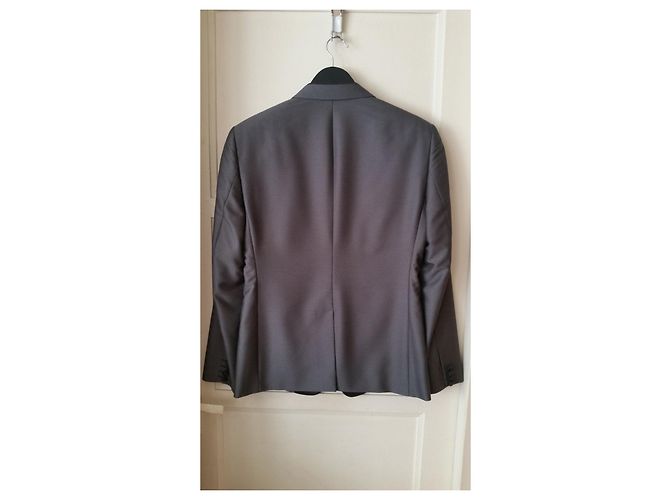 Dolce & Gabbana Anthracite Wool and Silk Jacket Dark grey - view 6