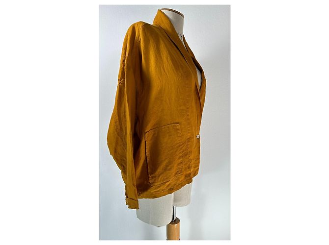 Autre Marque Top de lino Oska Naranja Marigold Óxido - vista 2