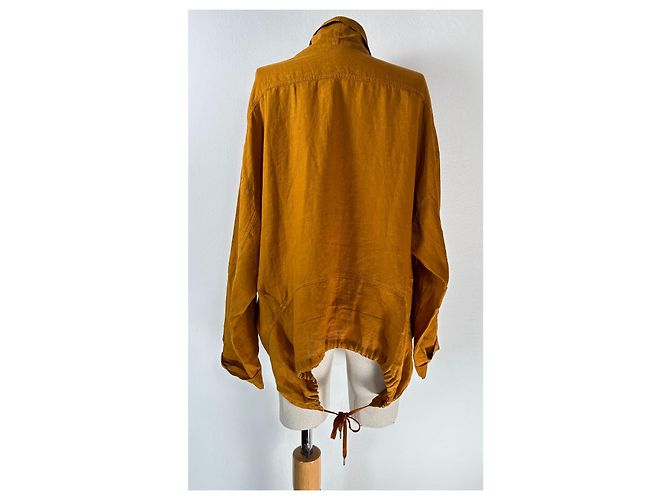 Autre Marque Top de lino Oska Naranja Marigold Óxido - vista 5