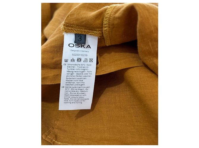 Autre Marque Top de lino Oska Naranja Marigold Óxido - vista 7
