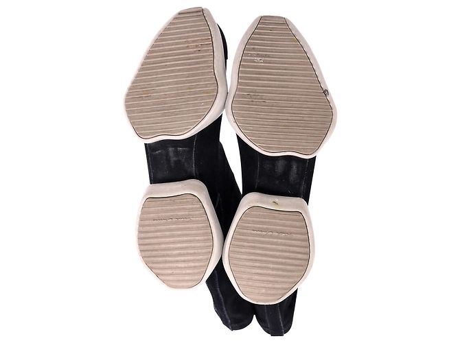 Scarpe da ginnastica Rick Owens x Adidas Sock Runner in pelle scamosciata nera Nero - vista 6