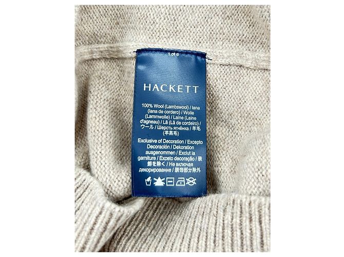 Hackett London Strickwaren T.International L Wolle Braun - Ansicht 6