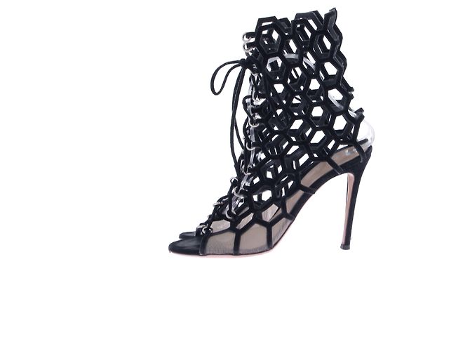 Sandali Gianvito Rossi T.EU 37 Pelle Nero - vista 2