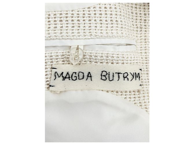 Chaquetas Magda Butrym T.FR 34 Algodón Beige - vista 5