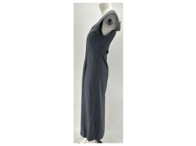 Autre Marque Loulou Studio Kleider T.International S Wolle Grau - Ansicht 4