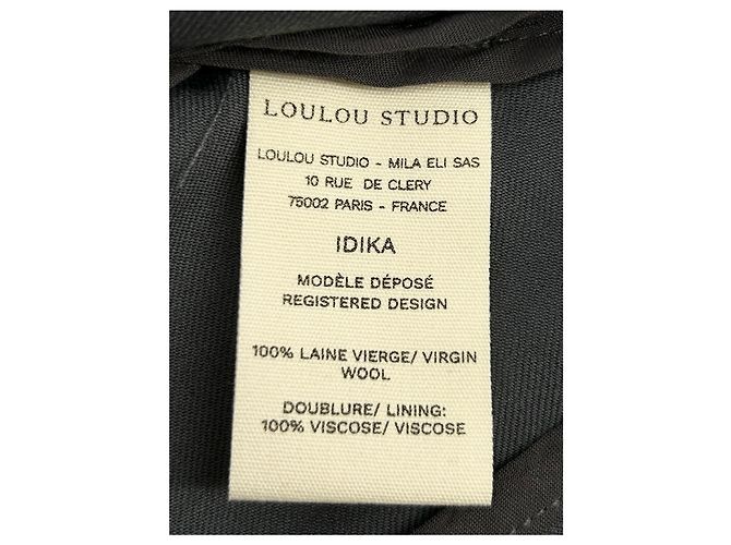 Autre Marque Loulou Studio Kleider T.International S Wolle Grau - Ansicht 6