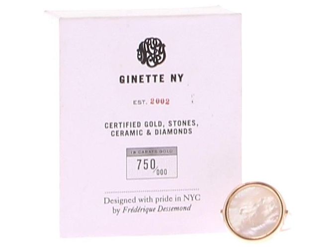 GINETTE NY Ringe T.MM 57 Rotgold Weiß - Ansicht 6