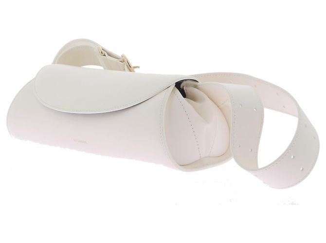 Borse Jil Sander T. Pelle Bianco - vista 3
