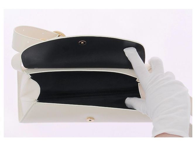 Borse Jil Sander T. Pelle Bianco - vista 7